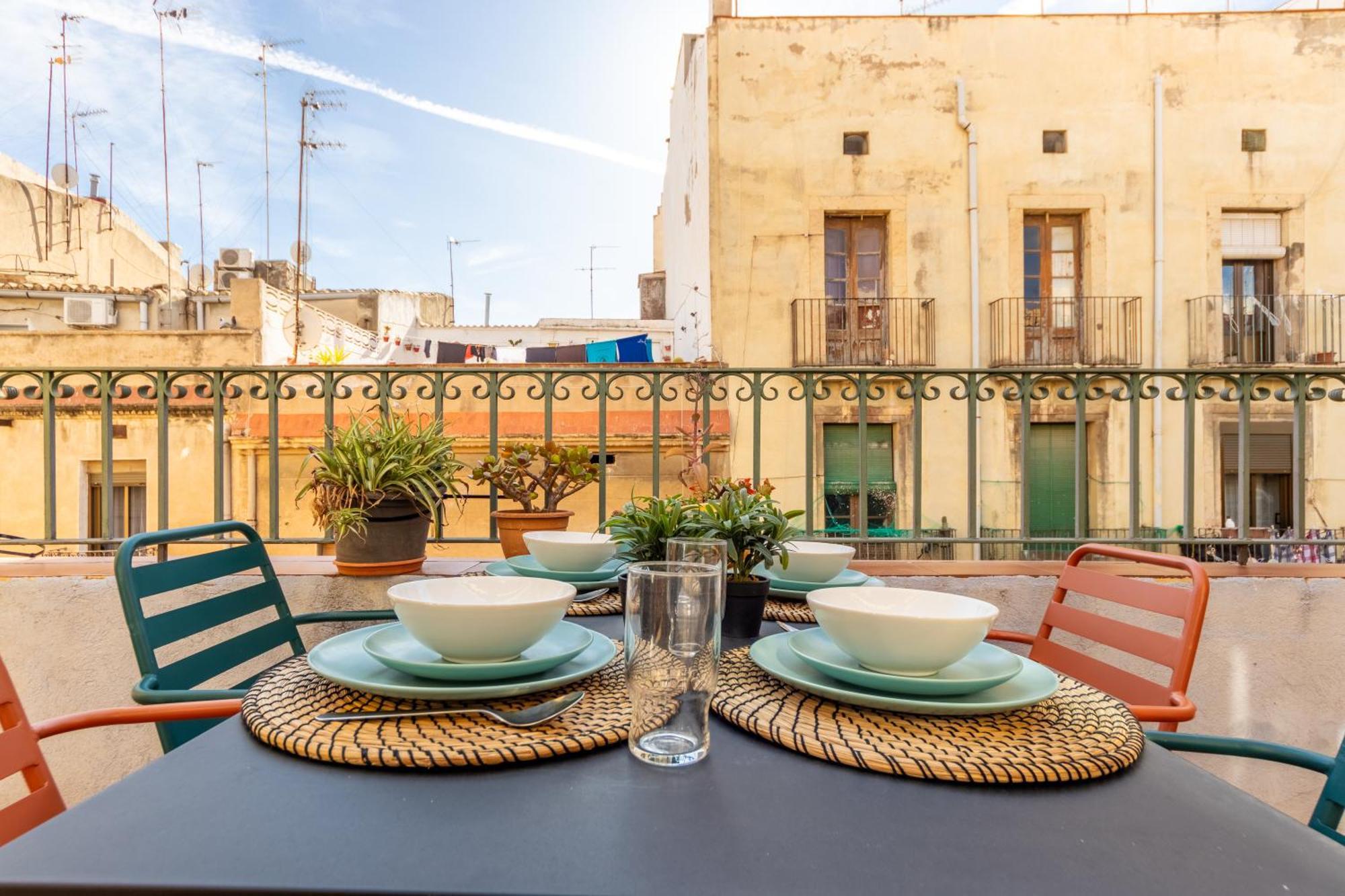 Appartement Grooovy Duplex Amb Terrassa à Tarragone Extérieur photo