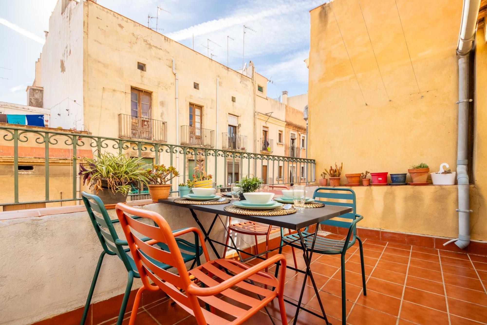 Appartement Grooovy Duplex Amb Terrassa à Tarragone Extérieur photo